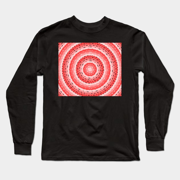 Twirl Pink pattern Long Sleeve T-Shirt by TheArtism